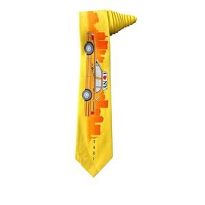 Danggi MAN New York Taxi I Heart Yellow Novelty Necktie Polyester